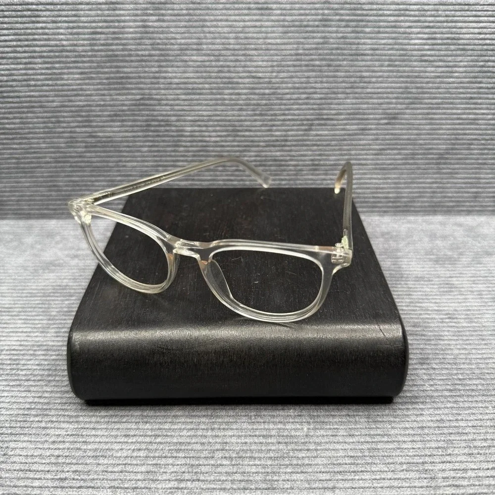 Warby Parker Durand Eyeglasses Frames Crystal Clear 48-18-142 Men Women Unisex